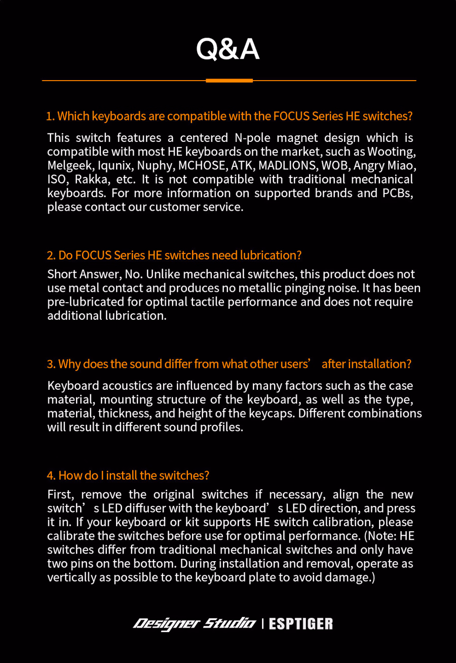 Designer Studio x ESPTiger FOCUS 10